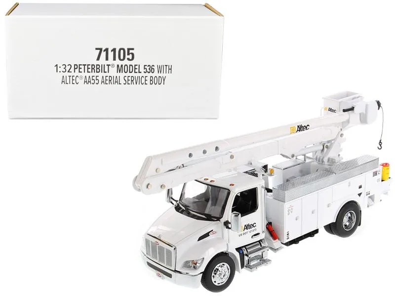 DieCast Masters DieCast Masters Peterbilt 536 Altec AA55 Aerial Truck 1/32 hobby collectible — product photo