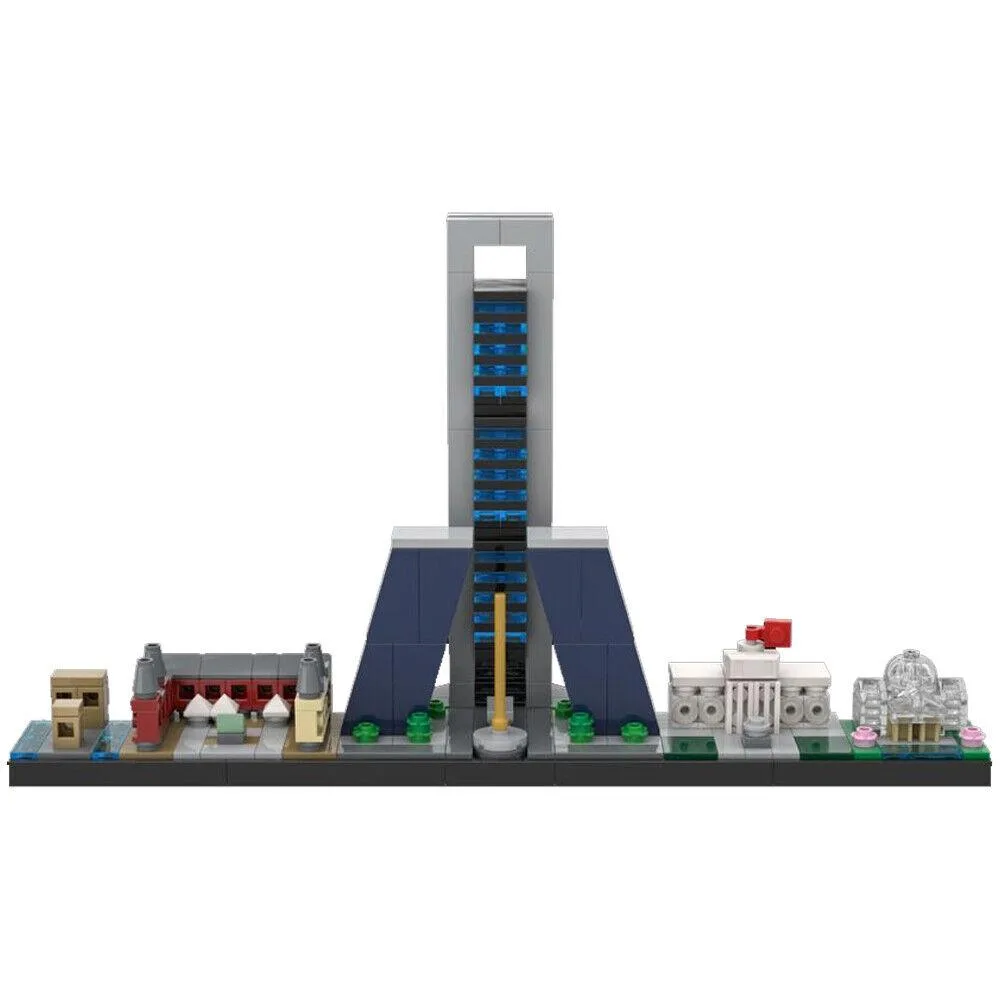ZITIANYOUBUILD ZITIANYOUBUILD MOC-66825 Madrid Architecture Skyline 420 Parts — product photo
