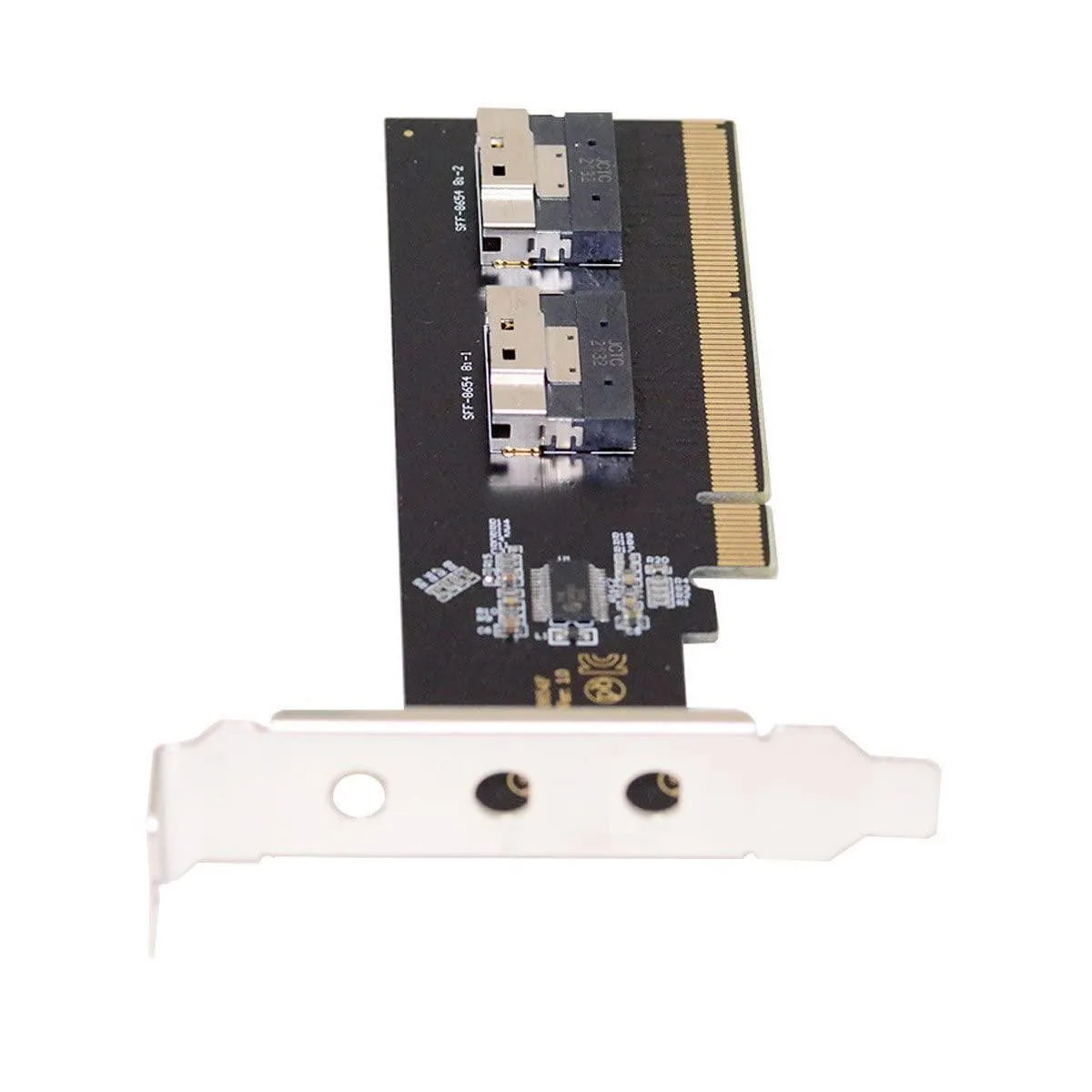 LORDWORLD LORDWORLD Slimline Dual SFF-8654 8X 4 NVME PCIe 3.0 4.0 Raid Card — product photo