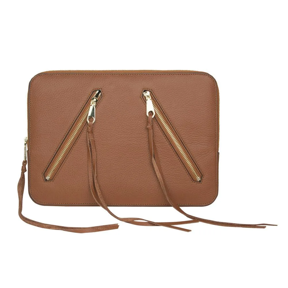 Incipio Incipio Rebecca Minkoff Moto 13" Sleeve Almond Pebble Leather accessory — product photo