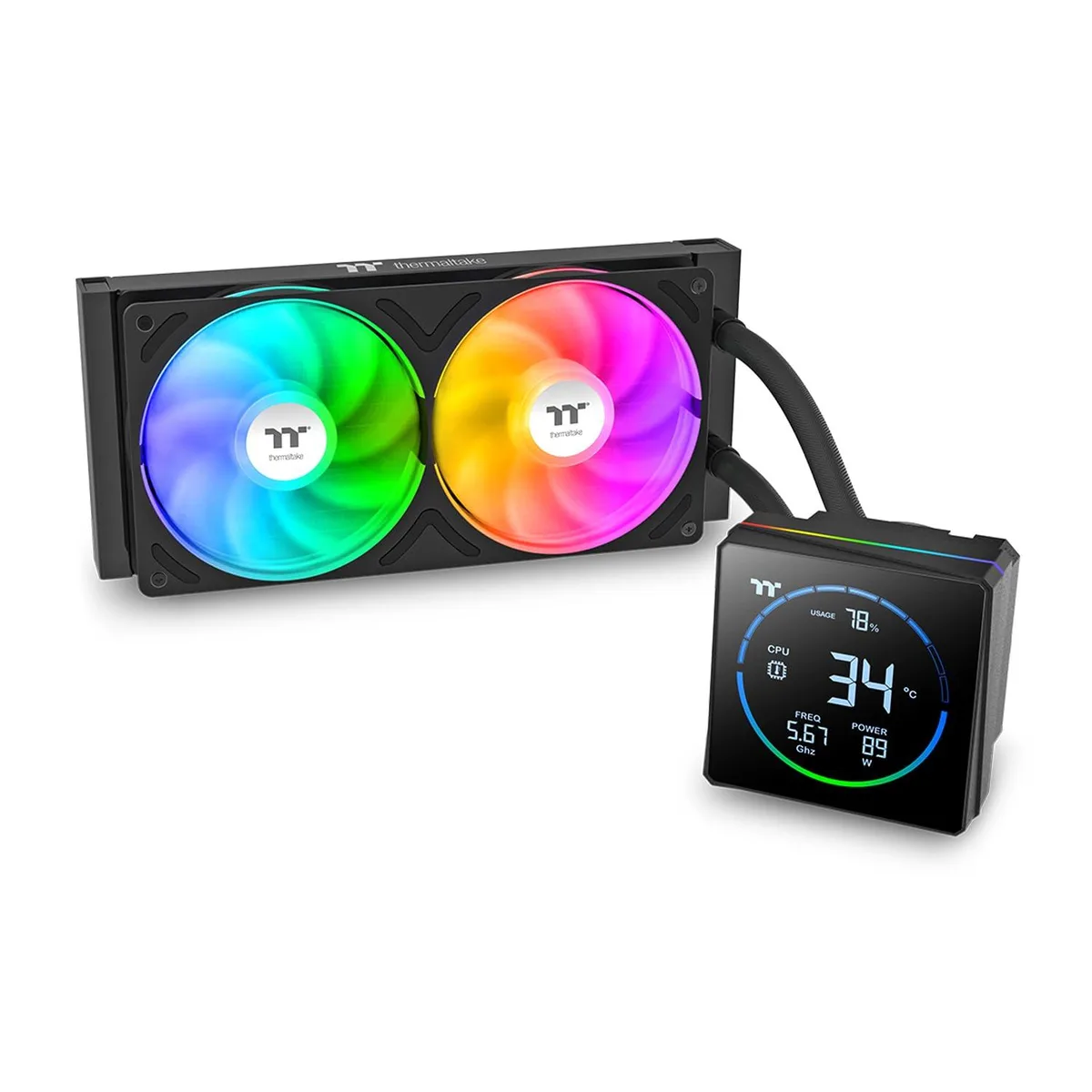 Thermaltake Thermaltake CL-W469-PL12SW-A TH240-S V3 ARGB 240mm liquid cooler — product photo