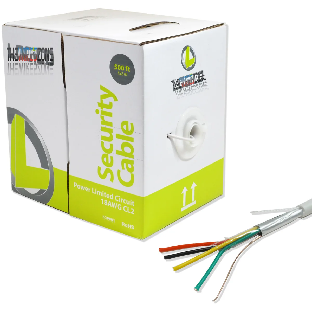 Logico Logico PLC4504 18 AWG 4C Shielded Security Cable 500 ft 152 m — product photo