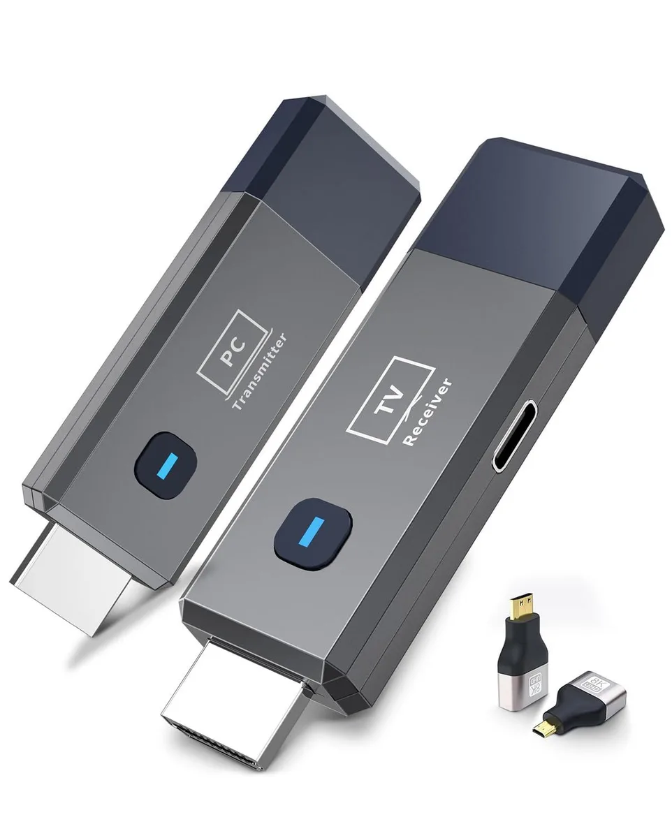  ANJCTDD MD-05-01 Wireless HDMI Transmitter Receiver 100m 1080P Gray — product photo