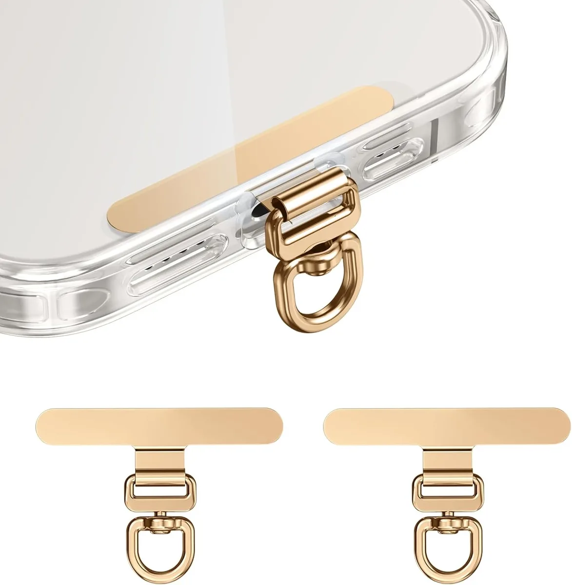 MCHOSE MCHOSE Phone Tether Tab Lanyard Clip 360° Swivel .007-inch Stainless Steel — product photo