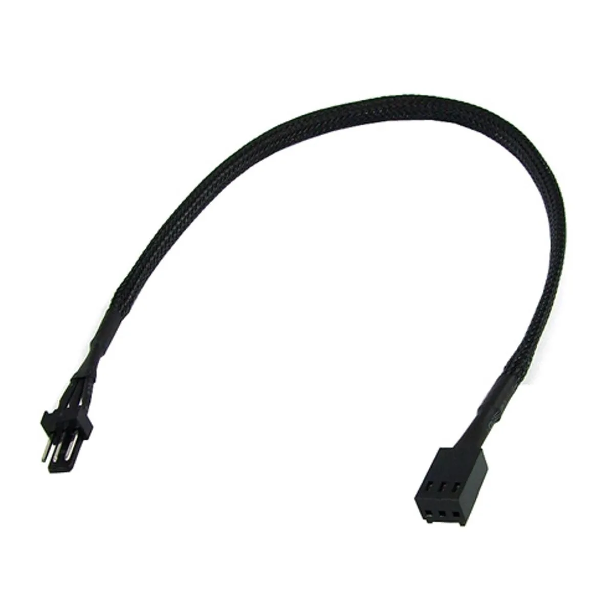 Phobya Phobya 3-Pin Fan Extension Cable 30cm Black 81028 — product photo