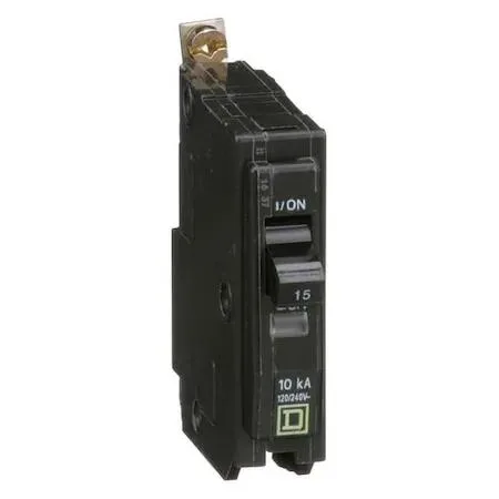 SQUARE D SQUARE D QOB115 Miniature Circuit Breaker 15A 1 Pole 120/240V AC — product photo