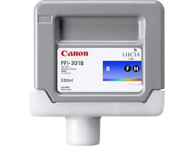 Canon Canon PFI-301B 1494B001 Blue Ink Cartridge 330 ml — product photo