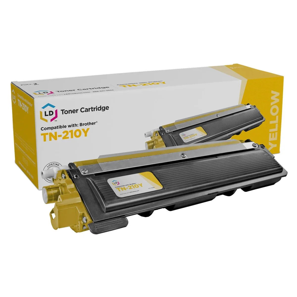 LD Products LD Products Compatible Toner Cartridge TN210Y Yellow 1400 pages — product photo