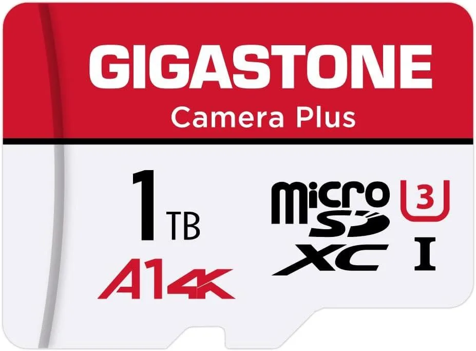 Gigastone Corporation Gigastone Corporation Camera Plus 1TB MicroSDXC UHS-I A1 U3 Class 10 150MB/s memory card — product photo