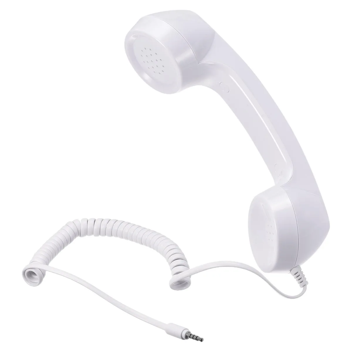 Unique-Bargains Unique-Bargains 3.5mm Retro Telephone Handset Smooth White — product photo