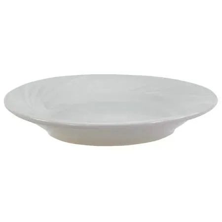 Crestware RE43 ceramic bone white plate 36 pack