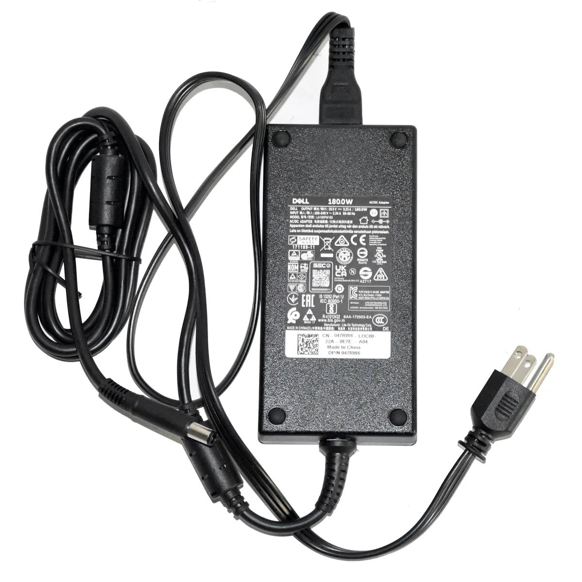 DELL DELL LA180PM180 180W 19.5V 9.23A ac adapter — product photo