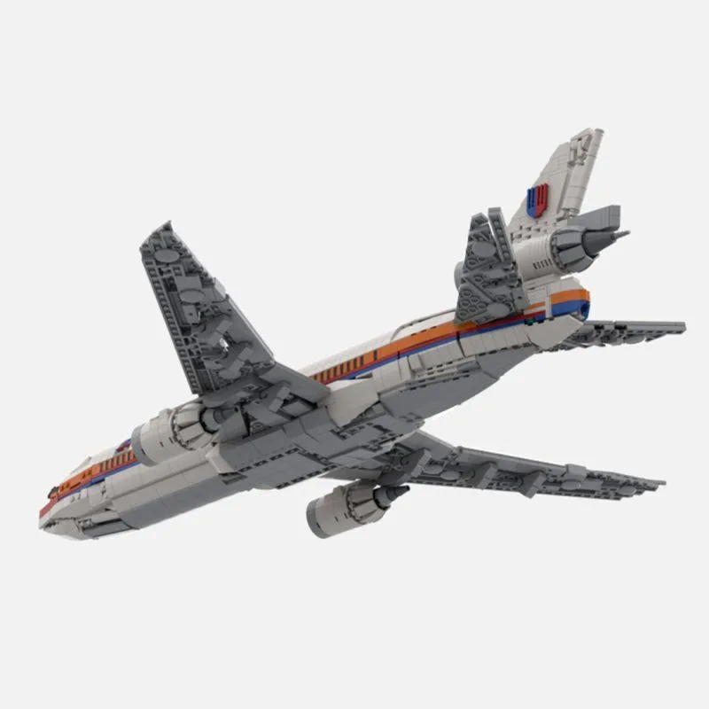 ZITIANYOUBUILD ZITIANYOUBUILD MOC-228395 DC-10 United Airlines 1908PCS Building Blocks Set — product photo