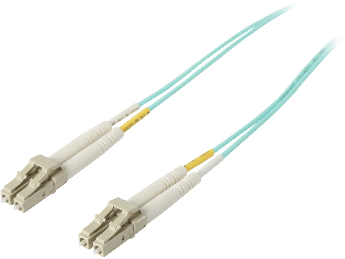 Tripp Lite Tripp Lite N820-10M 32.81 ft 10Gb Aqua Duplex Multimode 50/125 Fibre Optic Cable — product photo