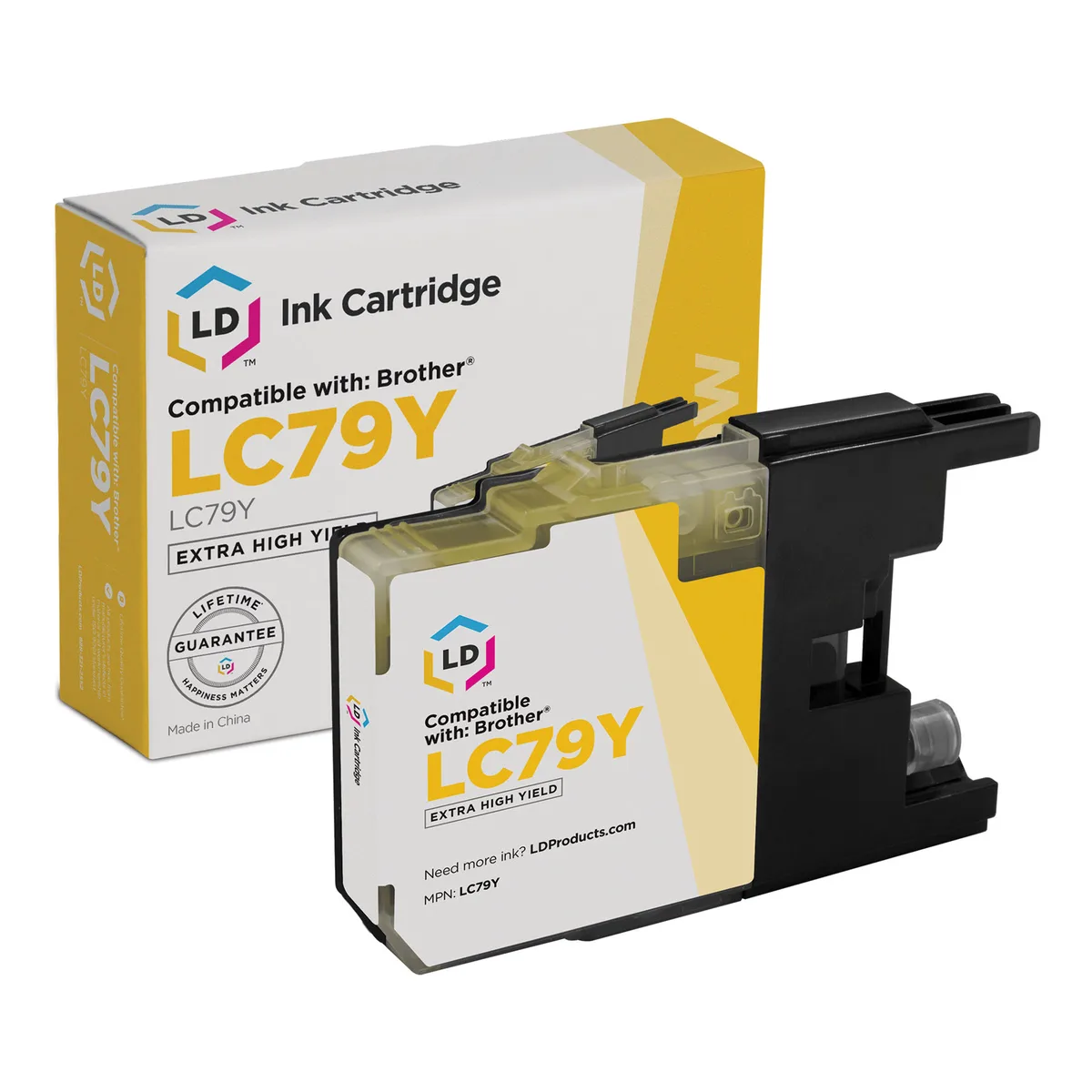 LD Products LD Products Compatible Ink Cartridge for Brother LC79Y Extra High Yield Yellow 1200 Pages — product photo