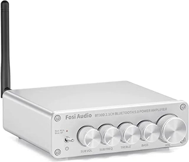 Fosi Audio Fosi Audio BT30D-S 2.1 Bluetooth 5.0 Amplifier 50W x2+100W — product photo