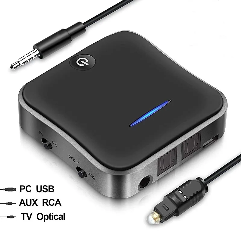 AXEON AXEON Bluetooth 50 Transmitter Receiver 2in1 Optical 35mm Wireless Adapter — product photo