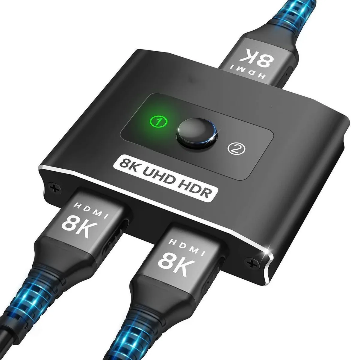 Vszerda Vszerda HDMI 2.1 KVM Switch 8K 60Hz 4K 120Hz 48Gbps Bi-Directional — product photo