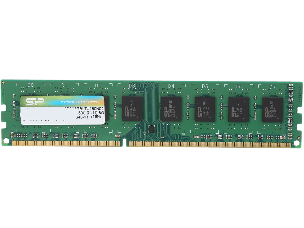 Silicon Power Silicon Power SP008GBLTU160N02 8GB DDR3 1600 desktop RAM — product photo