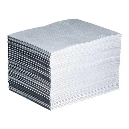 New Pig New Pig MAT423 Absorbent Mat Pad White 200 pk traffic safety equipment — product photo