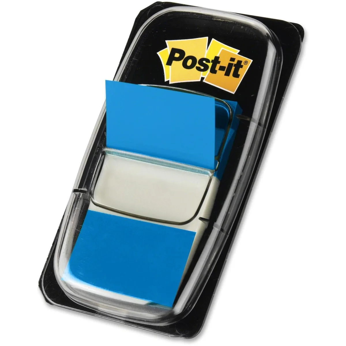3M 3M 680BE12 Post-it Standard Tape Flags Blue 50 per dispenser 12 dispensers — product photo