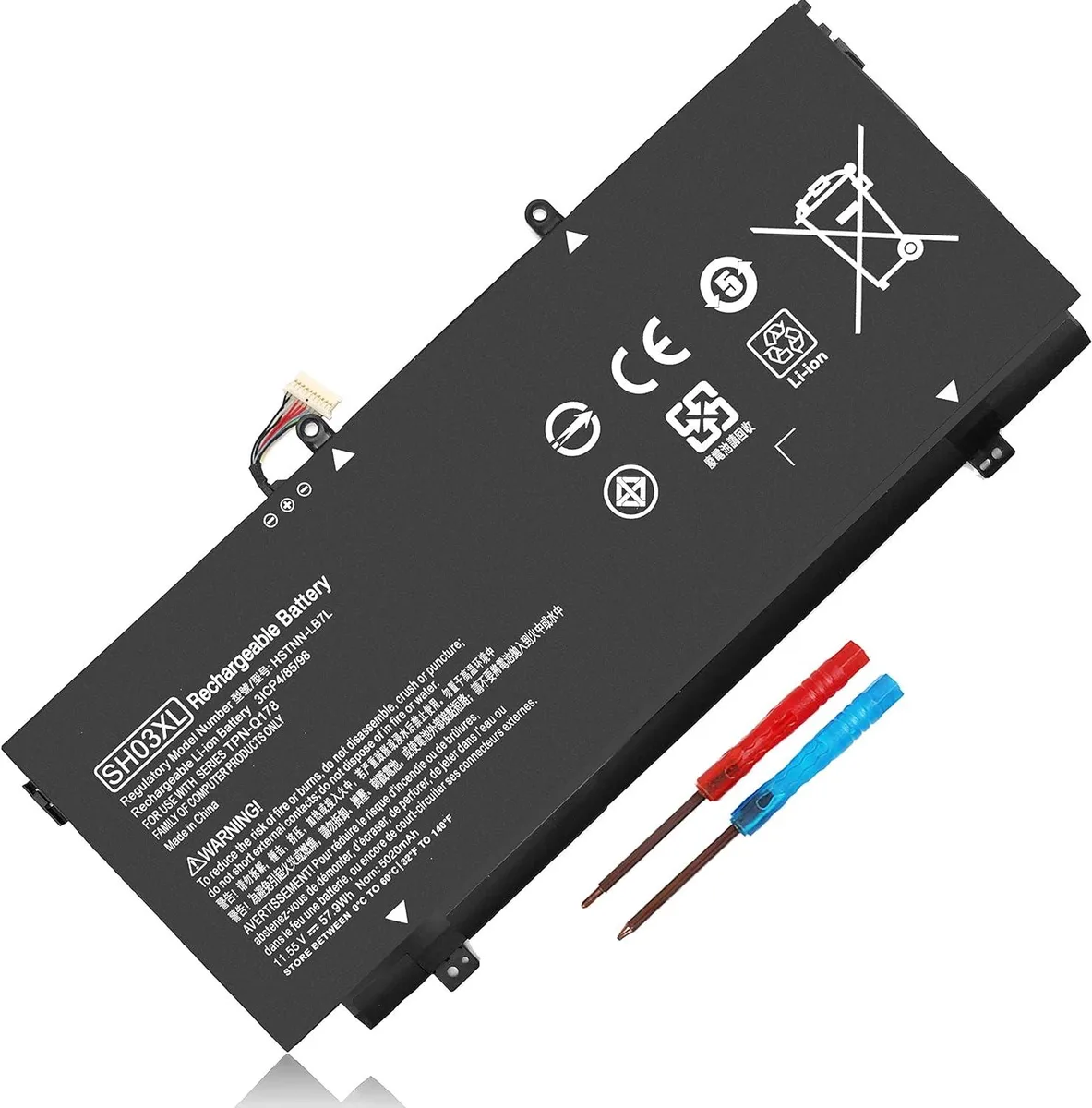 FOCUSTEC FOCUSTEC SH03XL 57.9Wh 11.55V laptop battery — product photo