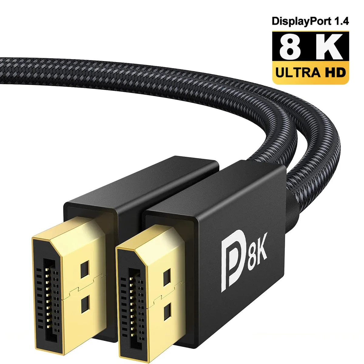 Jansicotek Jansicotek LJ-DP8K displayport cable 10 ft — product photo