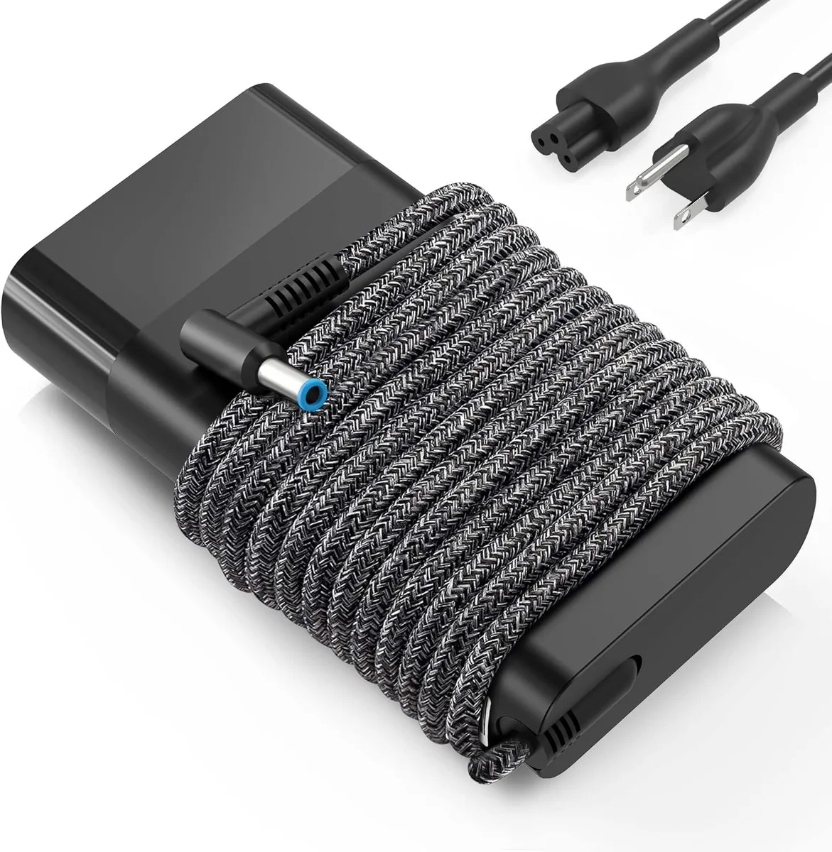 Vinabty Vinabty 65W 45W HP Laptop Charger 4.5 3.0mm Blue Tip — product photo