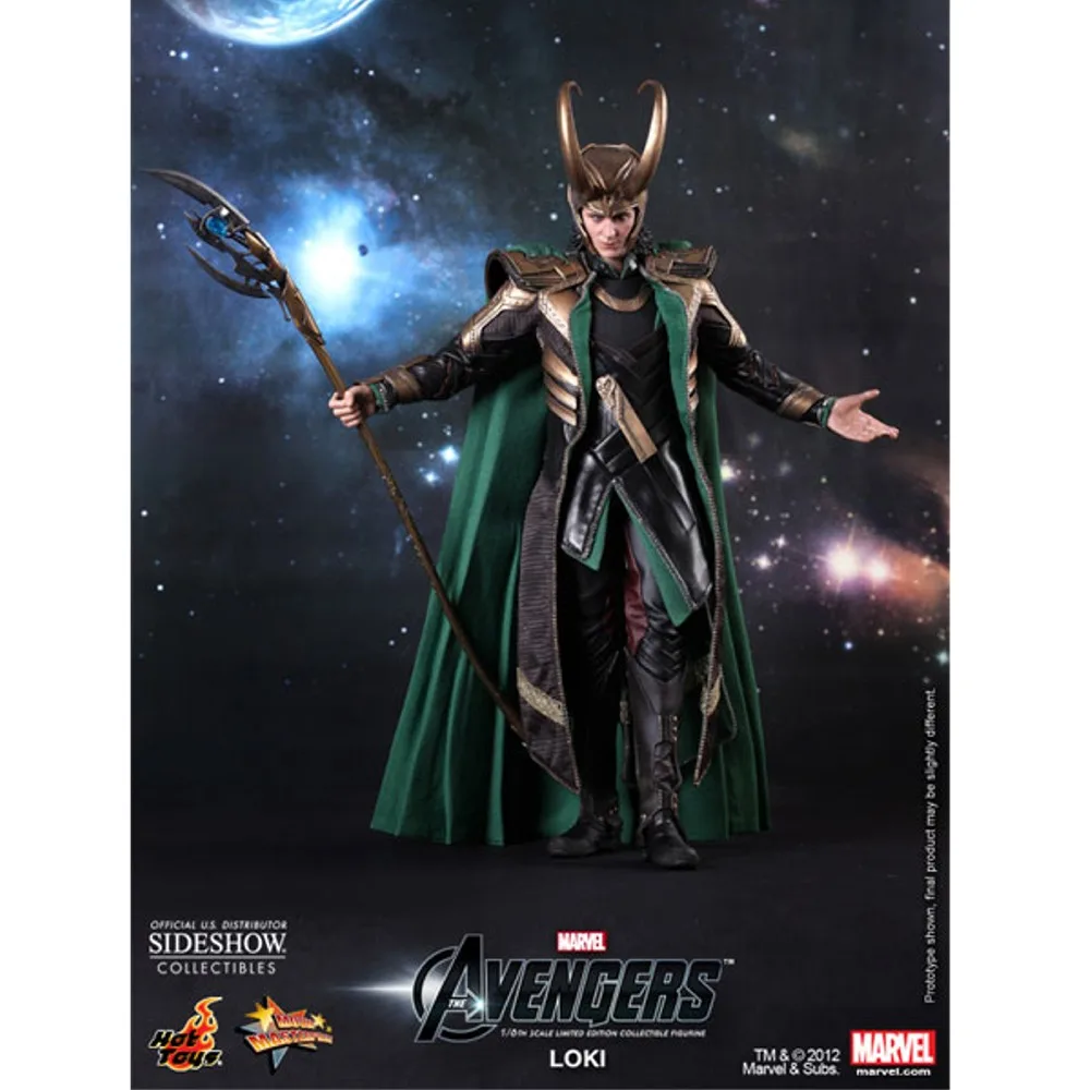 Hot Toys Hot Toys 901874 Loki The Avengers Movie Masterpiece One Sixth Action Figure — product photo