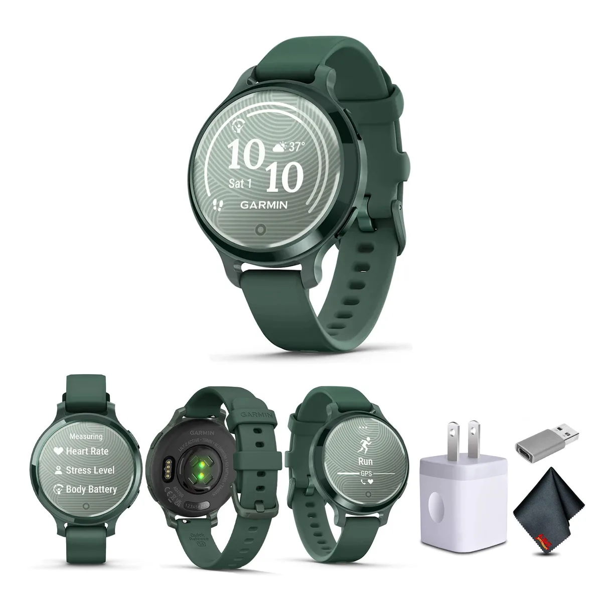 Garmin Garmin Lily 2 Active Smartwatch Jasper Green 1.3" .43 — product photo