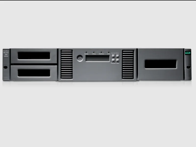 HPE HPE P77036-B25 MSL2024 Tape Library 15x LTO-8 30TB Cartridges server accessory — product photo