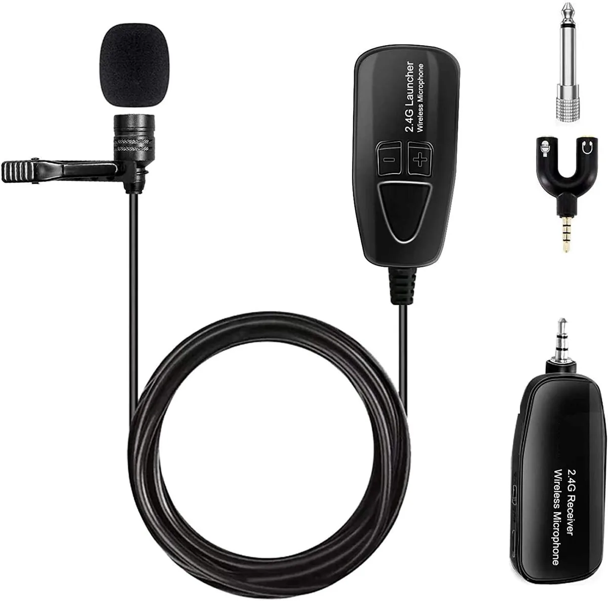 BONAEVER BONAEVER 2.4G Wireless Lavalier Microphone System — product photo