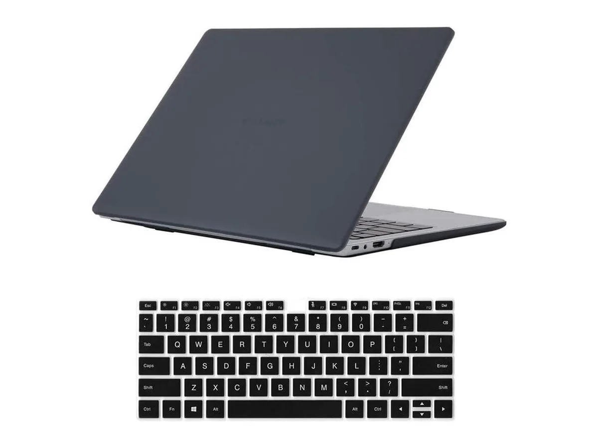 BONAEVER BONAEVER 14 inch Hard Shell Laptop Case with Silicone Keyboard Cover Black — product photo