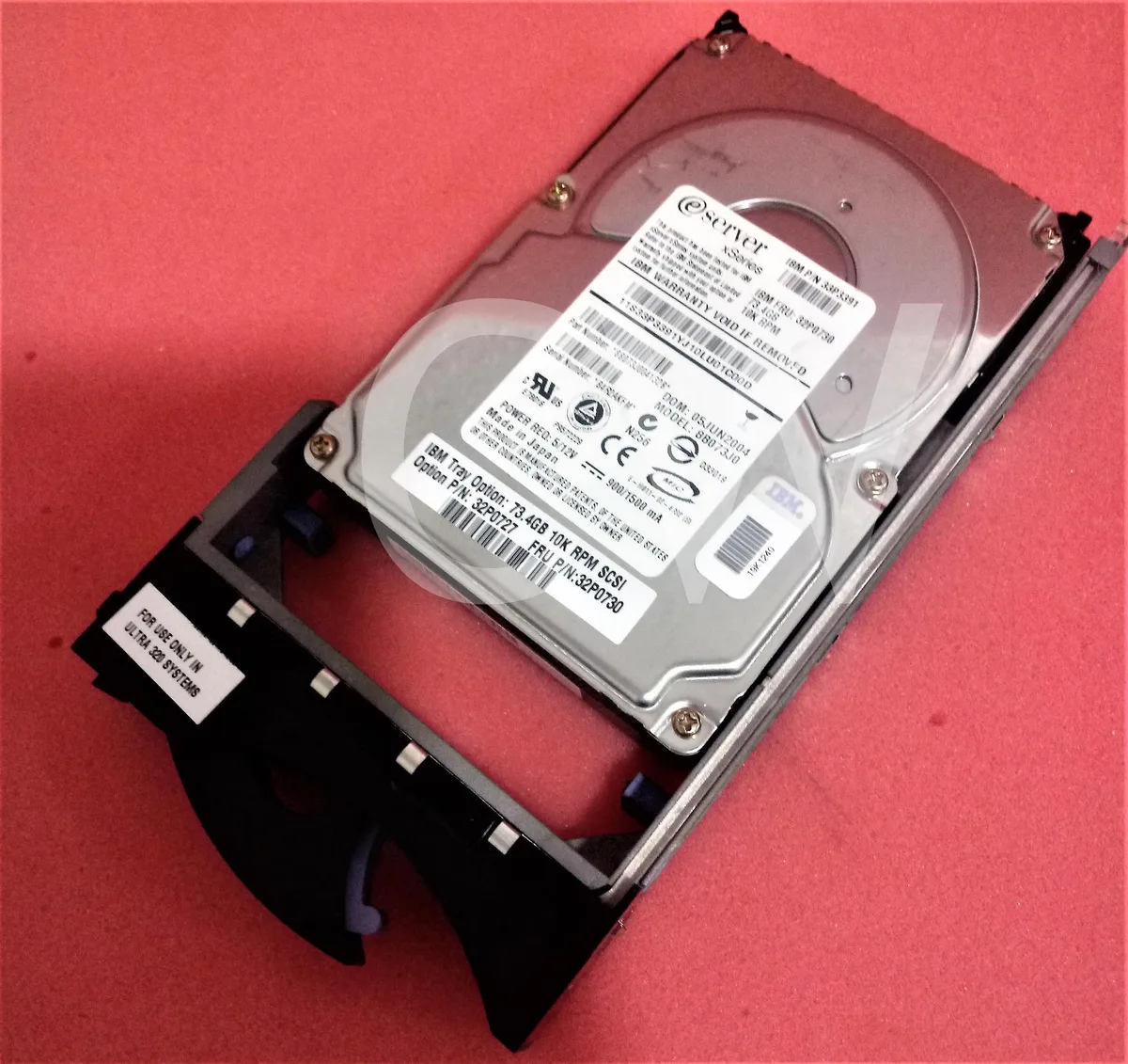 IBM IBM 8B073J0 73.4GB 10000RPM Ultra320 3.5" SCSI internal hard drive — product photo