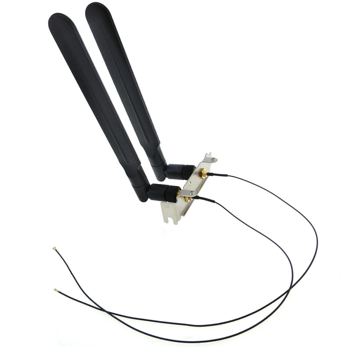 QAREQU QAREQU M.2 to RP-SMA 8dBi Antenna Kit with Low Profile Bracket — product photo