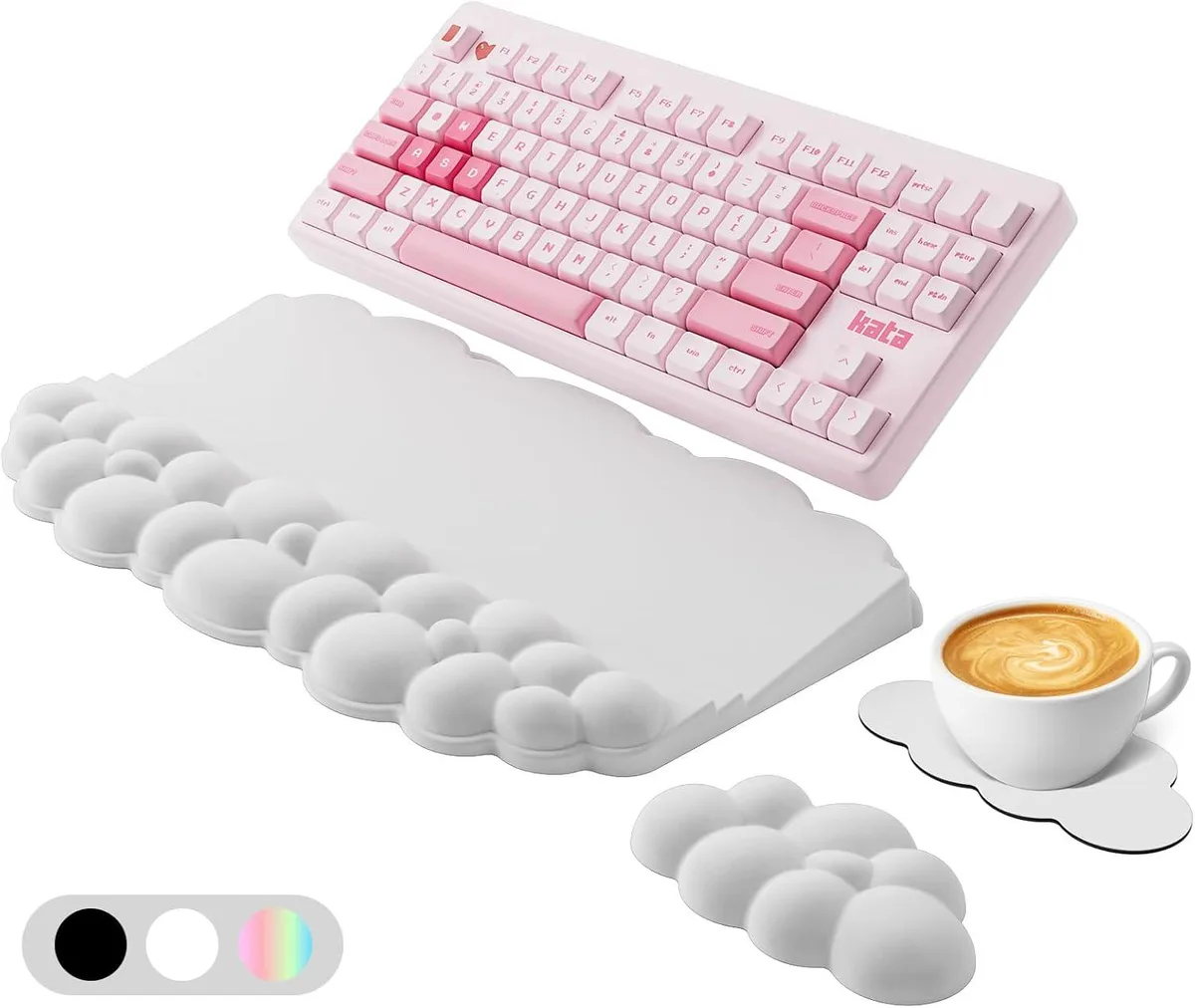 Kenuco Kenuco Cloud Wrist Rest Set 17.3 x 6 cm 13.3° tilt — product photo