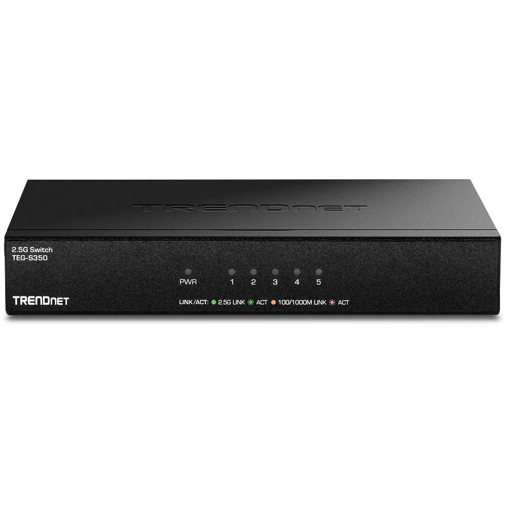 TRENDnet TRENDnet TEG-S350 5-port 2.5G network switch — product photo