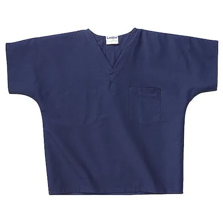 Landau Landau 7502BNPMED Scrub Shirt Navy M Unisex — product photo