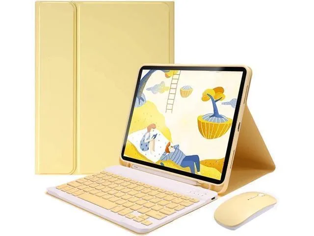 LORDWORLD LORDWORLD Keyboard Case with Mouse 10.2 10.5 Yellow — product photo