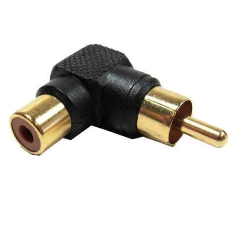 iMBAPrice iMBAPrice Right-Angle Gold RCA Female-to-Male Adapter 1 Pack — product photo
