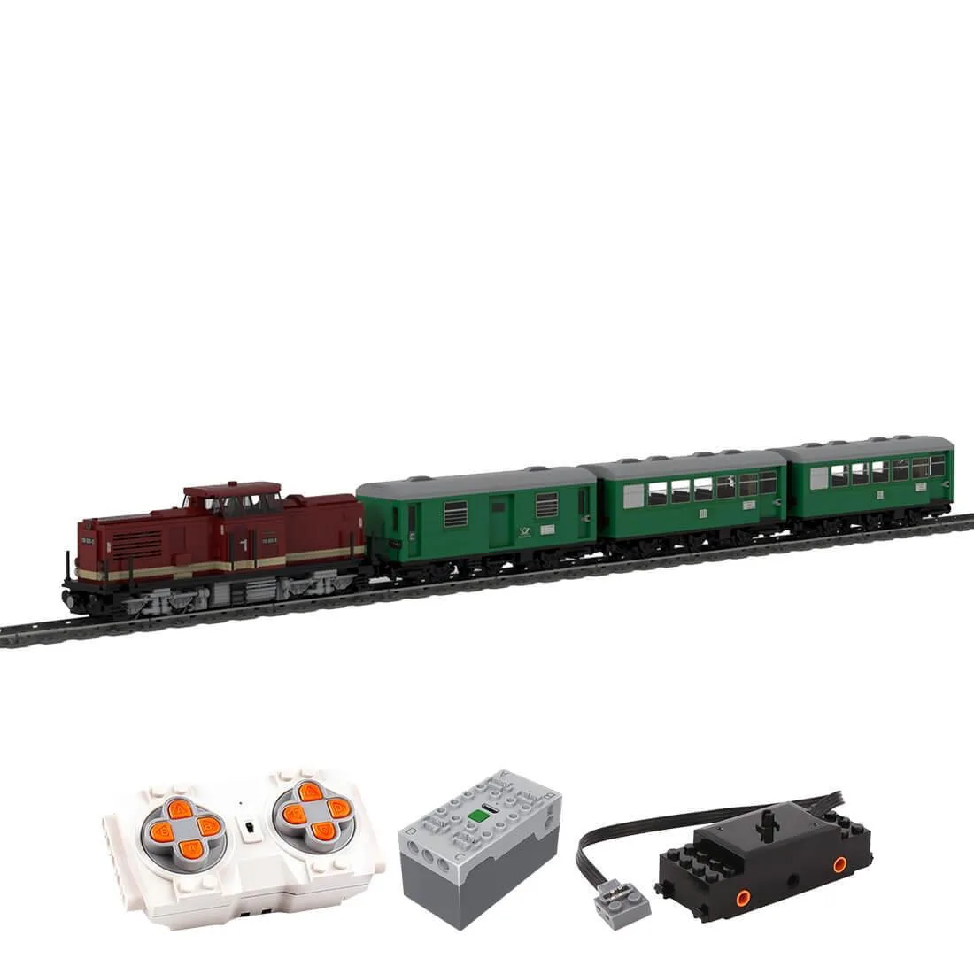 ZITIANYOUBUILD ZITIANYOUBUILD MOC-81730 BR110 + Reko Wagons 2733 Parts Educational Building Set — product photo