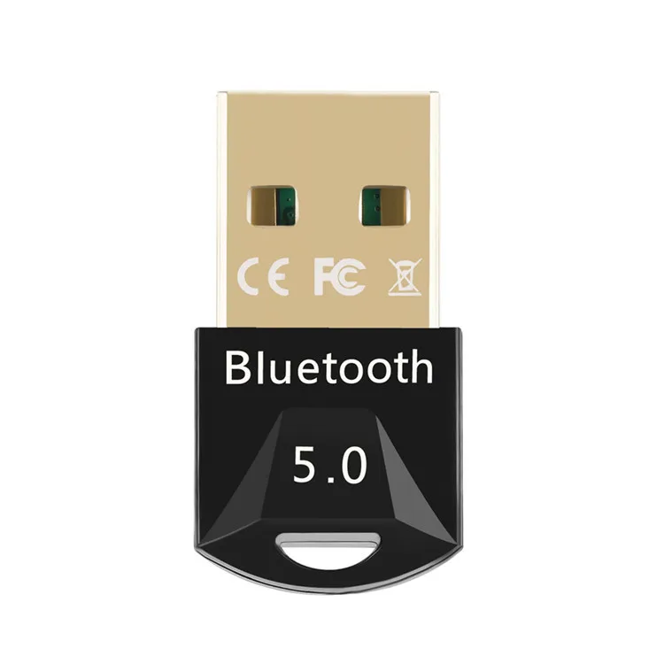 Small black USB dongle with a smooth matte finish and a narrow metal plug