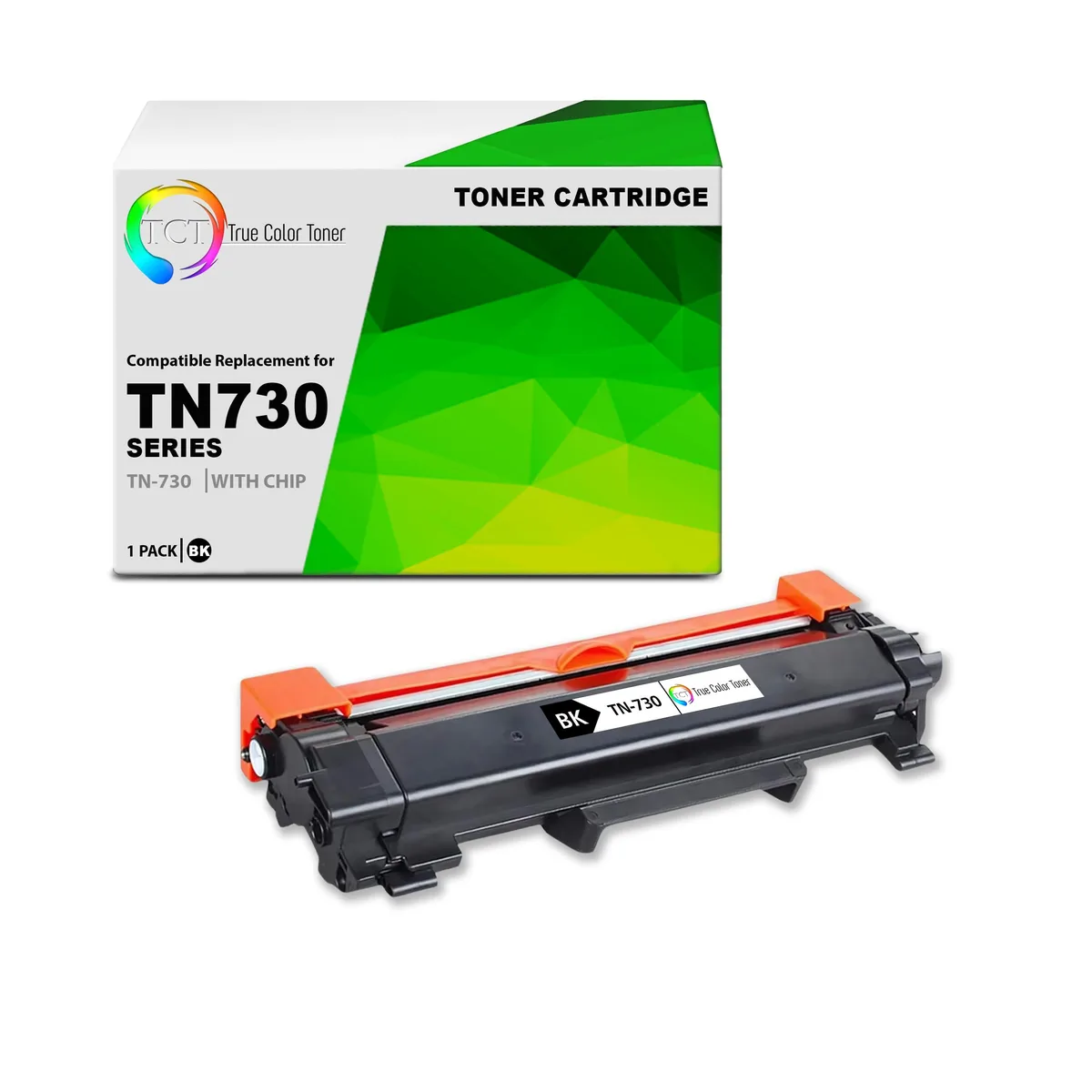 TCT TCT TN730 Black Toner Cartridge 1200 Pages — product photo