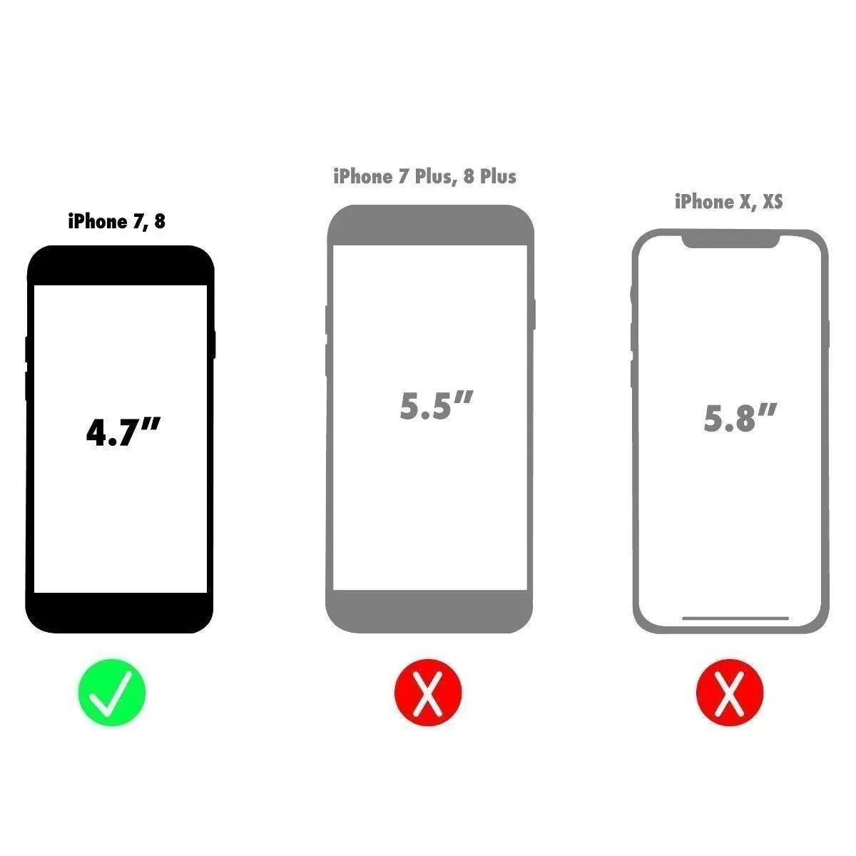 Tech21 Tech21 Evo Check Flexible Case iPhone 8/7 Smokey Tint/Black — product photo