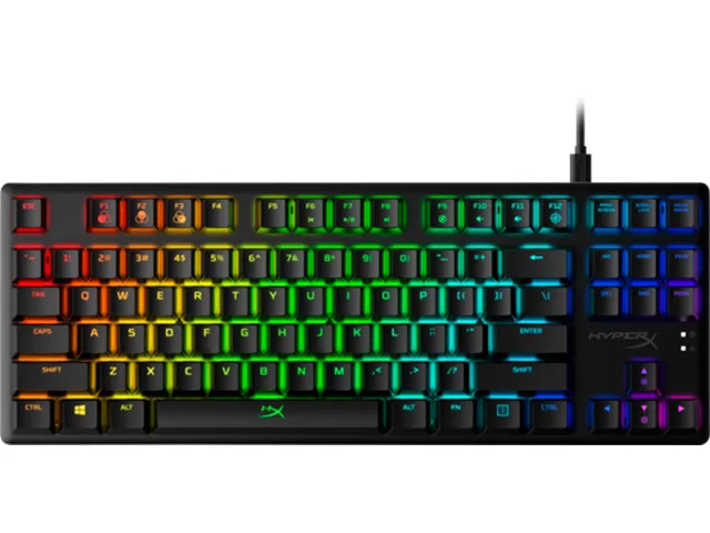 HP HP 4P5P1AA HyperX Alloy Origins Core Mechanical Gaming Keyboard Aqua Switch US Layout — product photo