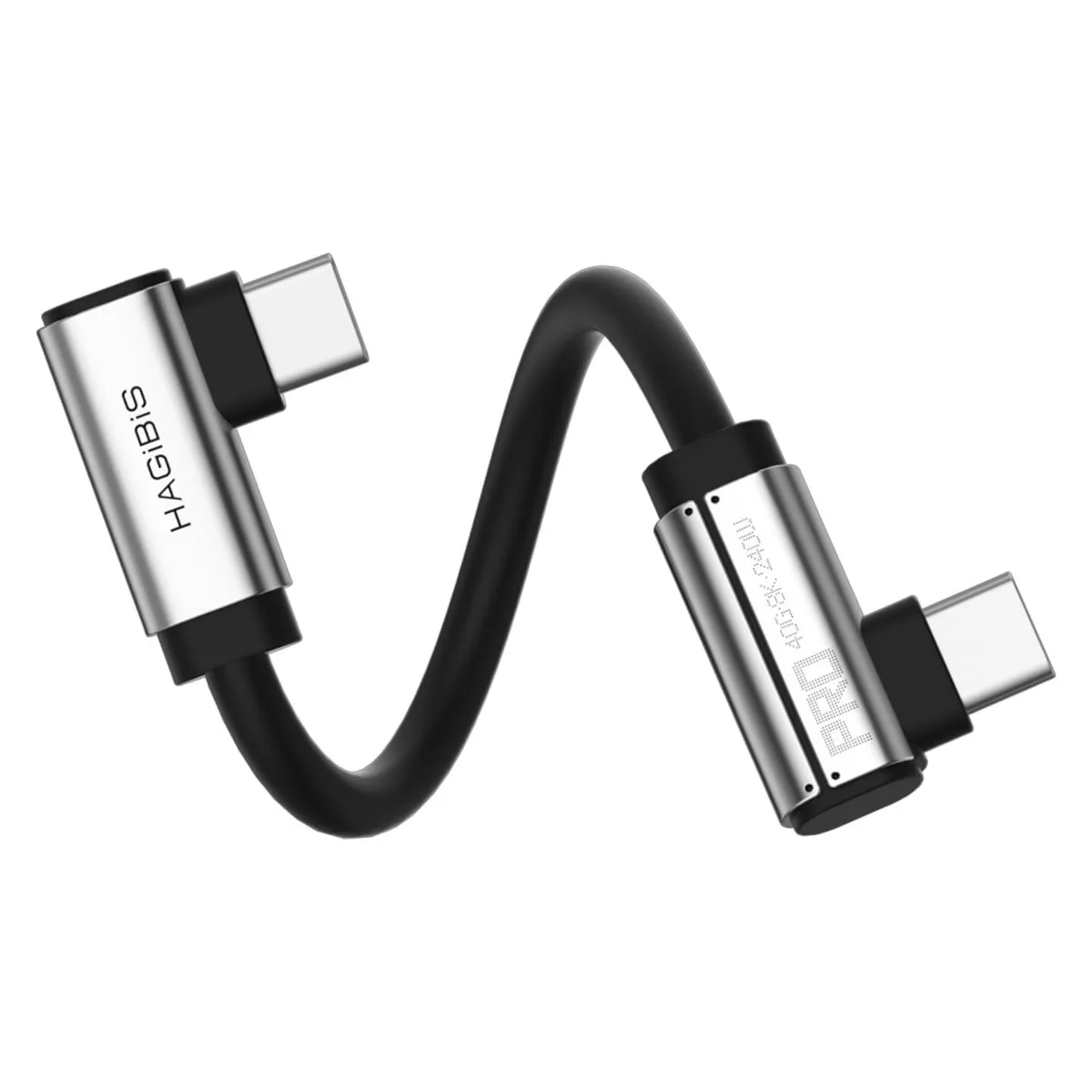 Fervit Fervit 0.5ft 90 Degree USB4 Cable 40Gbps 240W 8K@60Hz 15cm — product photo