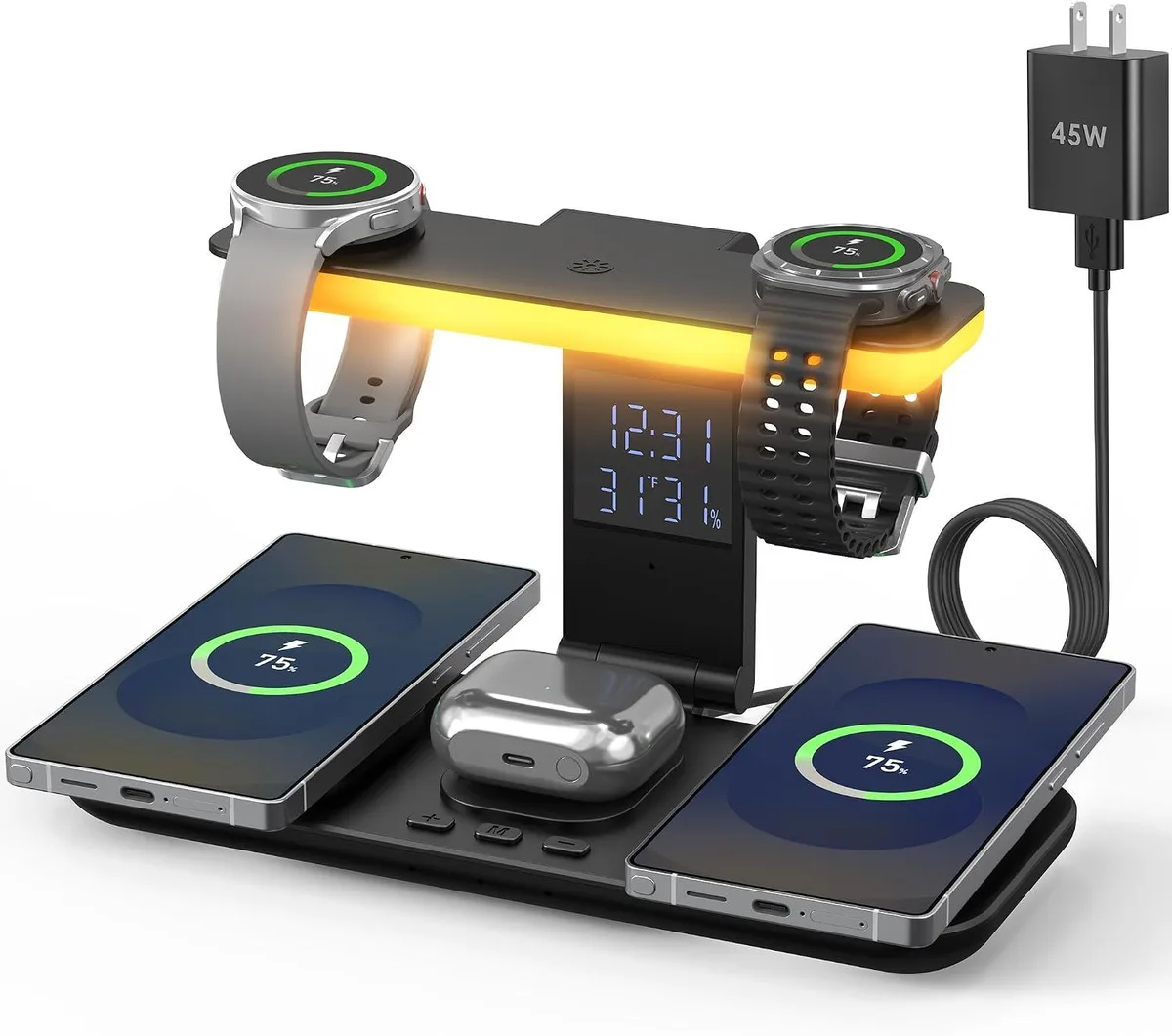 Luisport Luisport 2026 7-in-1 Dual Magnetic Wireless Charger 45W — product photo