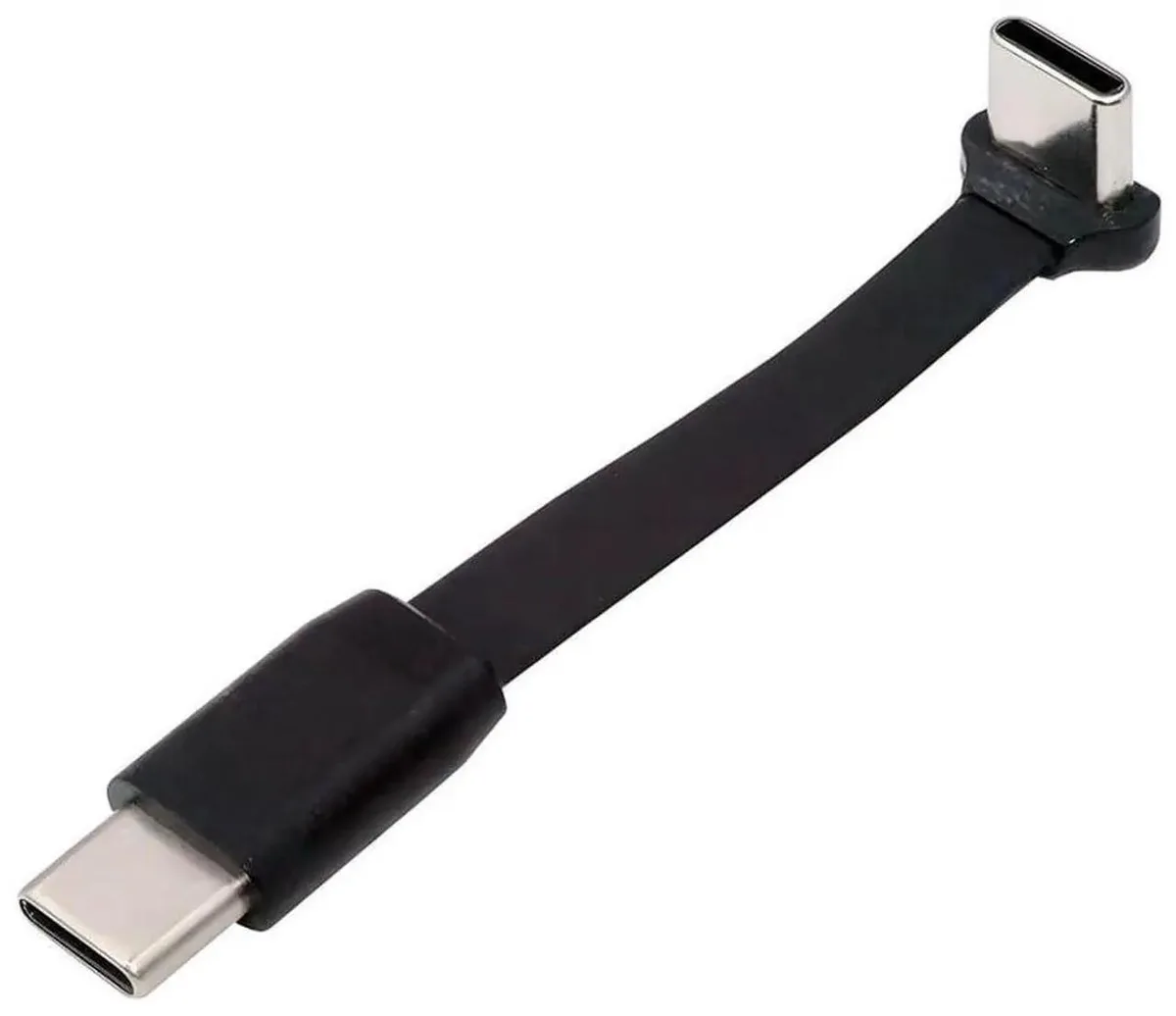 SMUGDESK SMUGDESK 66mm USB-C Male-to-Male 90° Cable USB 2.0 65W PD — product photo
