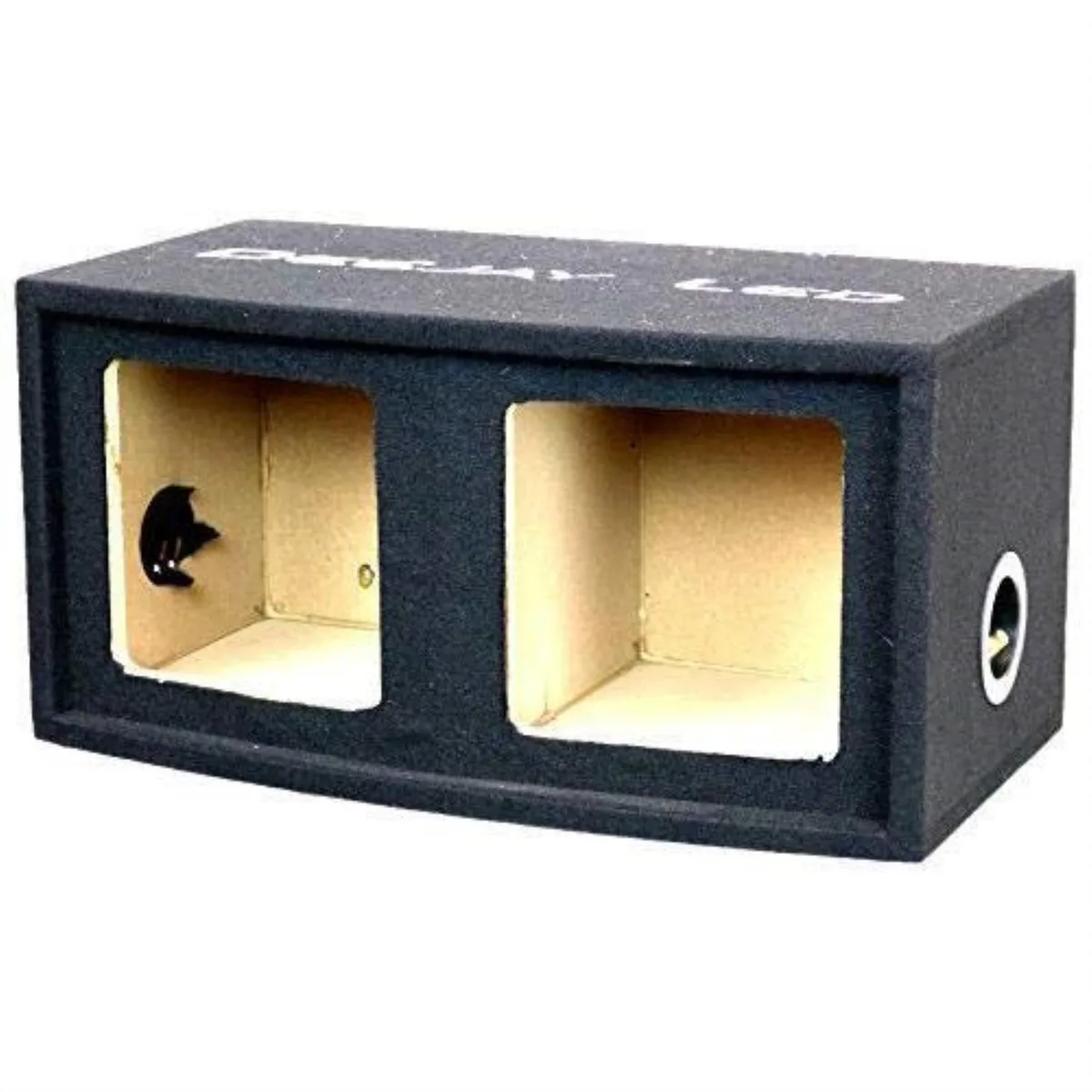 Deejay LED Deejay LED Double Heavy Duty 10-in Square Woofer Empty Car Speaker Box — product photo