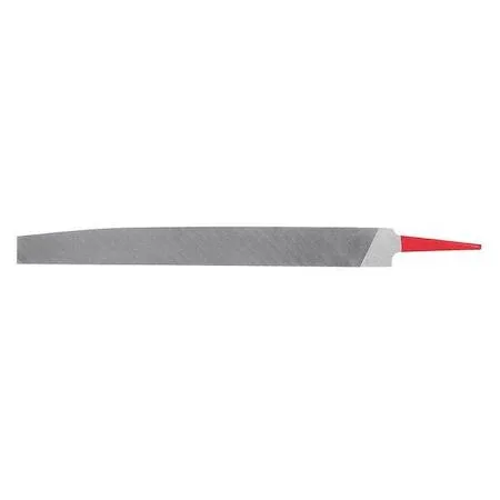 Simonds knife file 4 inch smooth double cut natural finish rectangular profile
